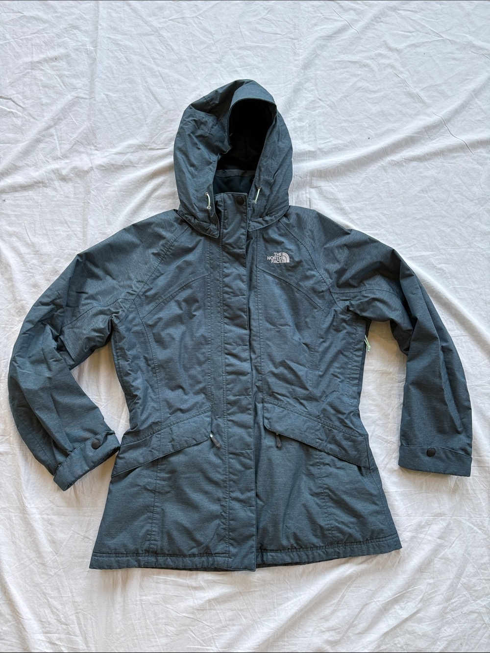 North Face Inlux Hyvent Waterproof Ski Snow Jacket Women’s Medium Teal